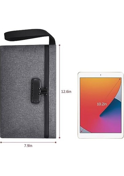 Nakit Para Için Fermuarlı ve Kilitli Su Geçirmez Banka Çantası, Cep Telefonu A (Yurt Dışından) fırsatları