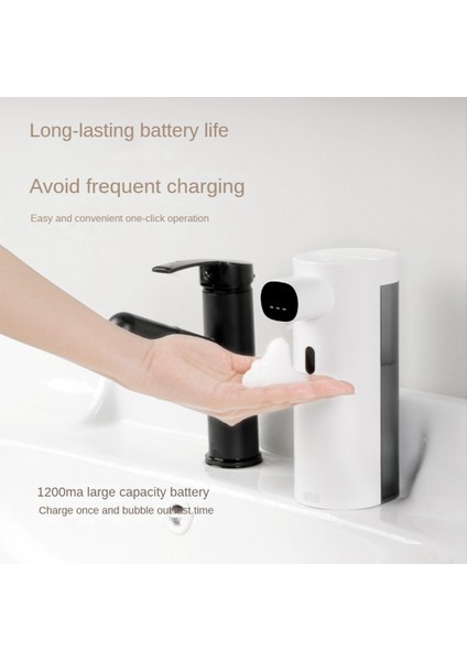 Sabunluk, Tasarım Tıkanma Önleyici Şarj Edilebilir Sabunluk Beyaz (Yurt Dışından) indirimleri