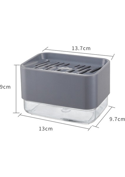 Mutfak Temizleme Sabunu Kutusu, Süngerli Sabun Saklama Kutusu Mutfak, D (Yurt Dışından) fiyatları