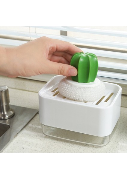 Mutfak Temizleme Sabunu Kutusu, Süngerli Sabun Saklama Kutusu Mutfak, D (Yurt Dışından) modelleri