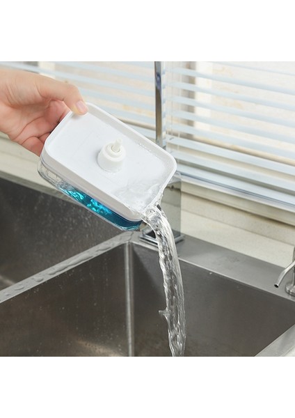 Mutfak Temizleme Sabunu Kutusu, Süngerli Sabun Saklama Kutusu Mutfak, D (Yurt Dışından) fırsatları