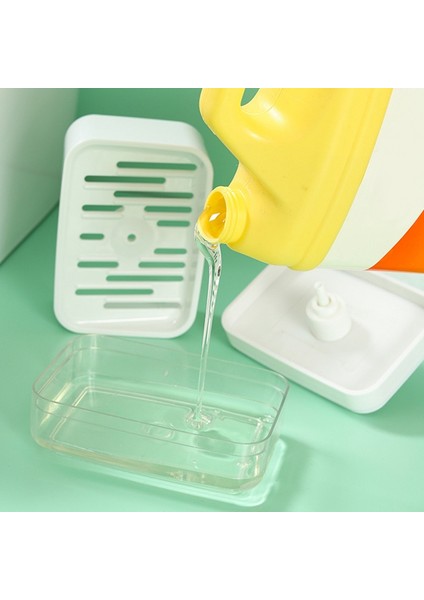 Mutfak Temizleme Sabunu Kutusu, Süngerli Sabun Saklama Kutusu Mutfak, D (Yurt Dışından) indirimleri