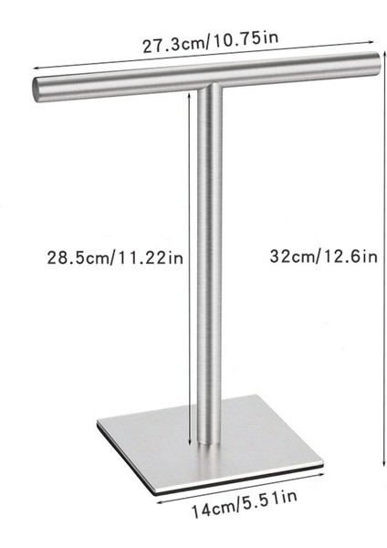 Banyo Vanity Için El Havlusu Standı - Siyah (Yurt Dışından) fiyatları