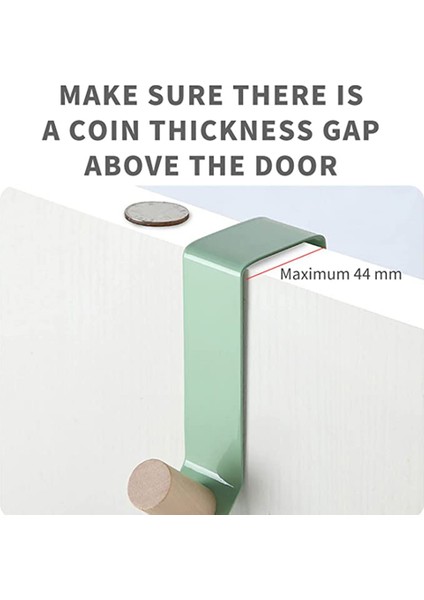 Kapı Üstü Kancaları 6'lı Paket Kapı Havlu Askısı Metal Kancalar(Beyaz) (Yurt Dışından) modelleri