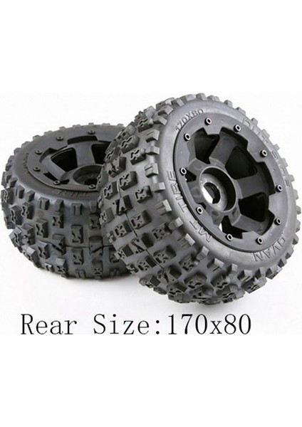 1/5 Hpi Km Baja 5b Rc Araba Parçaları Lastik ve Poyra Seti - Arka 170X80 (Yurt Dışından) fiyatları