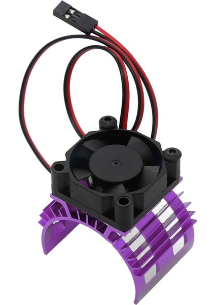 Wltoys A959-B 144001 124019 Rc Araba Alüminyum Alaşımlı Motor Soğutucu Kapağı Soğutma Fanı ile 540 550 3650 Motor, 2 (Yurt Dışından)