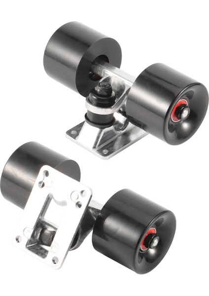 Mini Kaykay Kamyon 3.25 Inç Parçalar Abec 9 Rulman Kiti Kamyon, Siyah (Yurt Dışından)