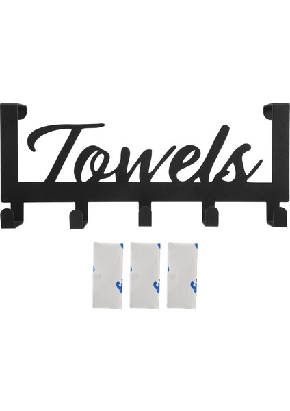Kancalı Banyo Için Kapı Üstü Havlu Askısı, Banyo Dekoru (Yurt Dışından)