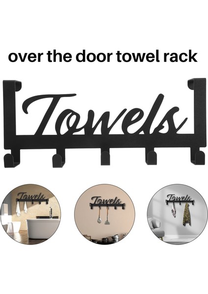 Kancalı Banyo Için Kapı Üstü Havlu Askısı, Banyo Dekoru (Yurt Dışından) fırsatları