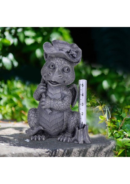 Reçine Ejderha Ölçer Heykeli Su Seviyesi Ölçer Su Geçirmez Bahçe Için (Yurt Dışından) modelleri