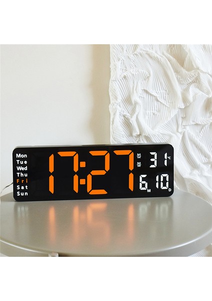 Ekran Zamanlayıcı Geri Sayım Masa Saati Duvar Çift Alarm LED Saatler F (Yurt Dışından)