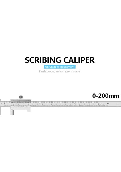Kaliper Işaretleme Vernier Kumpas 0-200MM 0.05MM Paslanmaz Çelik (Yurt Dışından) modelleri