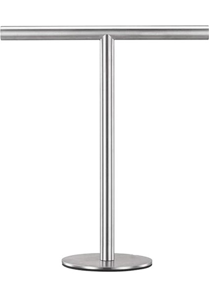 Fırçalanmış Kaplamalı Ayaklı Havlu Askısı, Ağır Hizmet Tabanı, Paslanmaz Çelik (Yurt Dışından)