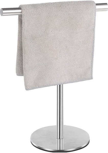 Fırçalanmış Kaplamalı Ayaklı Havlu Askısı, Ağır Hizmet Tabanı, Paslanmaz Çelik (Yurt Dışından) fiyatları