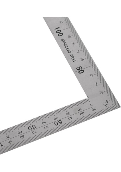 Paslanmaz Çelik 25X50CM 90 Derece Açı Deneyin Kare Cetvel Ölçü Aleti (Yurt Dışından) indirimleri