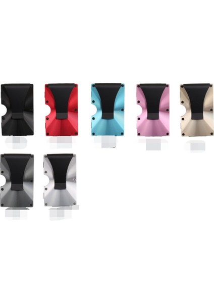 Alüminyum Kart Tutucu Rfıd Kredi Kartı Tutucu Otomatik Açılır, Gri (Yurt Dışından) indirimleri