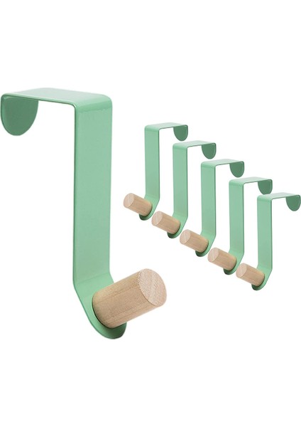 Kapı Üstü Kancaları 6'lı Paket Kapı Havlu Askısı Metal Kancalar(Yeşil) (Yurt Dışından) fiyatları