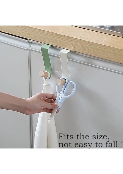 Kapı Üstü Kancaları 6'lı Paket Kapı Havlu Askısı Metal Kancalar(Yeşil) (Yurt Dışından) indirimleri