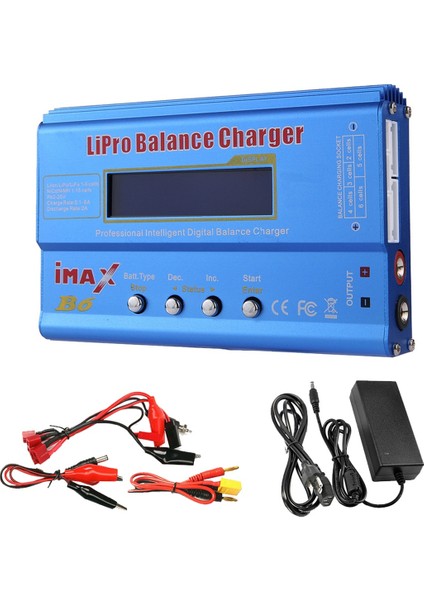 Imax Için B6 80 W Lipo Pil Şarj Cihazı + XT60 Lipo Nimh Li-Ion Ni-Cd Dijital Lipro Şarj Dengeleyici Pil Şarj Cihazı Abd Plug (Yurt Dışından)