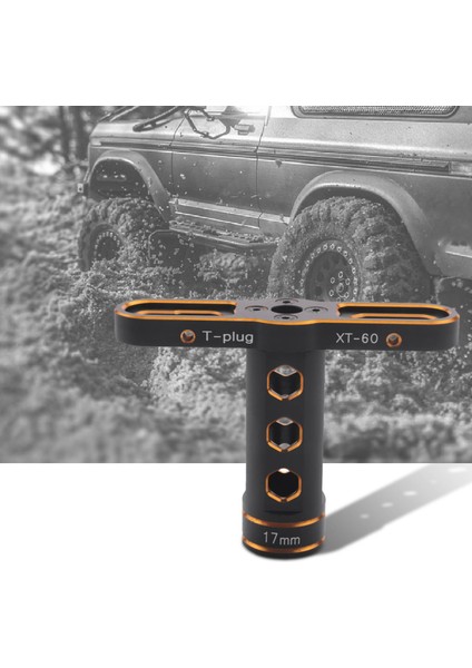 17 mm Tekerlek Altıgen Somun Kol Anahtarı Aracı 1/8 Off-Road Rc Araba Canavar Kamyon Traxxas X-Maxx Zırvesı E-Revo Arrma -Altın (Yurt Dışından) fiyatları