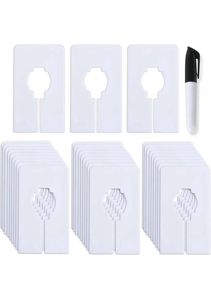 Giysi Asmak Için 30 Dolap Bölücü - Dikdörtgen Boyut Bölücüler (Yurt Dışından)