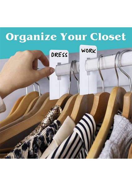 Giysi Asmak Için 30 Dolap Bölücü - Dikdörtgen Boyut Bölücüler (Yurt Dışından) modelleri