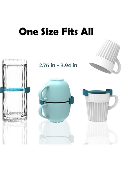 Dolap Bardak Tutucu Istiflenebilir Mavi Için 6 Paket Kahve Kupası Organizatörü (Yurt Dışından) indirimleri