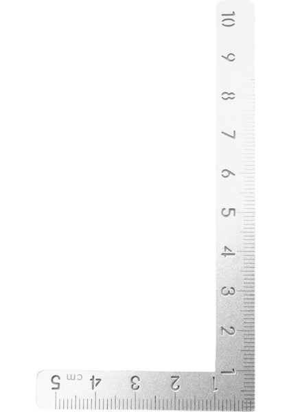 Mini Kare 10X5CM 90 Derece Paslanmaz Çelik Açı Cetvel Küçük Cetvel (Yurt Dışından) fiyatları