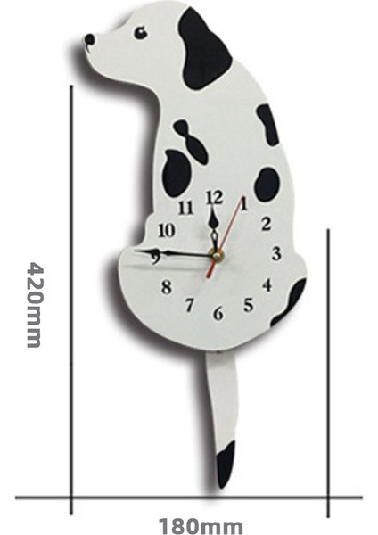 Köpek Duvar Saati Çocuk Odası Çocuklar Için Hediyeler Doğum Günü Beyaz (Yurt Dışından) fiyatları