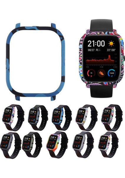 Para El Xiaomi Huami Amazfit Gts,koruyucu Tpu,fibra De Carbono (Yurt Dışından)