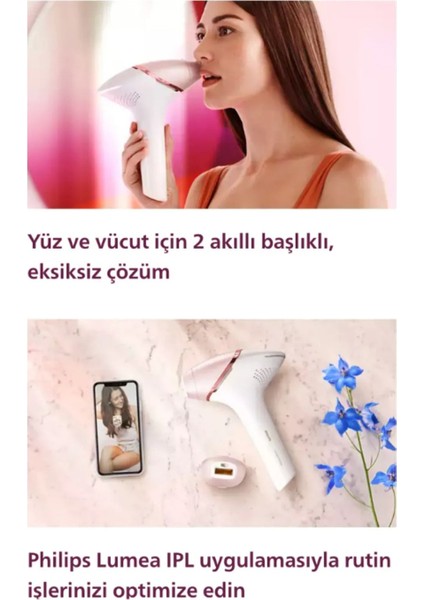 Lumea  Yüz+Vücut+Hassas Bölge Çanta +Lazer Epilasyon Cihazı + Luciole Lambader