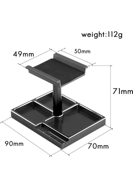 Metal Çalışma Standı Tamir Istasyonu Ekran Platformu 1/18 1/24 Rc Araba TRX4M SCX24 AX24 FCX24 (Yurt Dışından) fiyatları