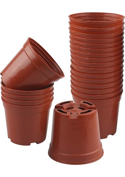 Bitki Kreş Saksı Bitkileri Için 100 Adet 8.5 cm Plastik Saksılar (Yurt Dışından)