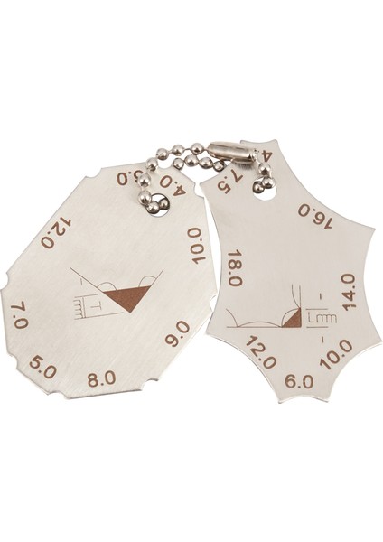 2 Adet Kaynak Ölçer Anahtar Kaynak Yüzeyi Bağlantı Muayene Ölçü Aletleri (Yurt Dışından)