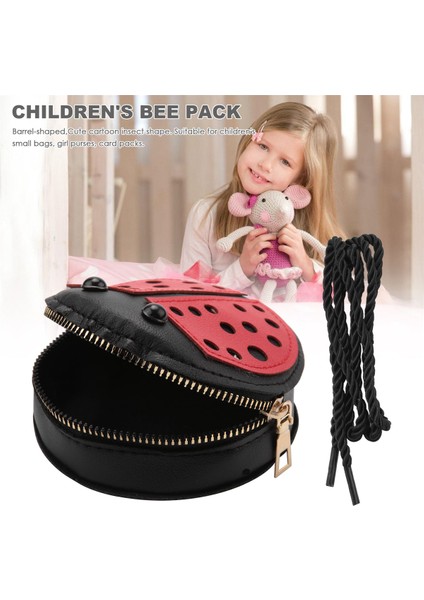 Uğur Böceği Sevimli Çocuk Omuz Çantası Çanta Mini Aksesuar Çantası (Yurt Dışından) fırsatları