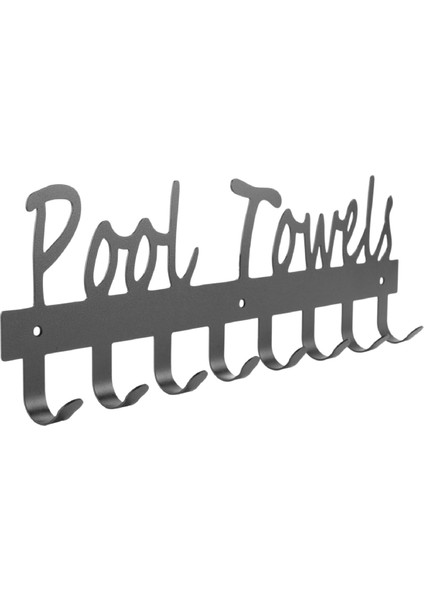 Banyo Duvara Monte Havlu Askısı Havlu Tutucu Için Havuz Havlu Kancaları (Yurt Dışından)