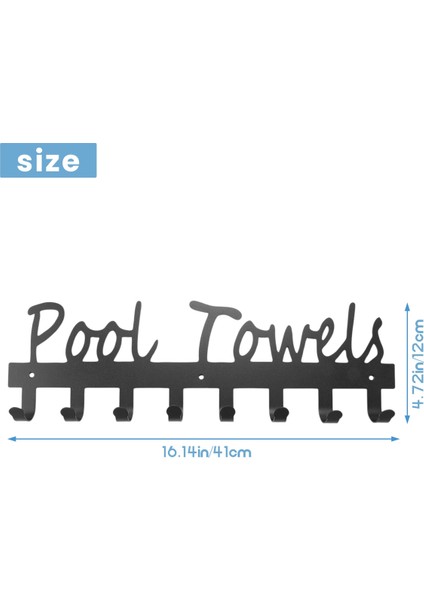 Banyo Duvara Monte Havlu Askısı Havlu Tutucu Için Havuz Havlu Kancaları (Yurt Dışından) fırsatları