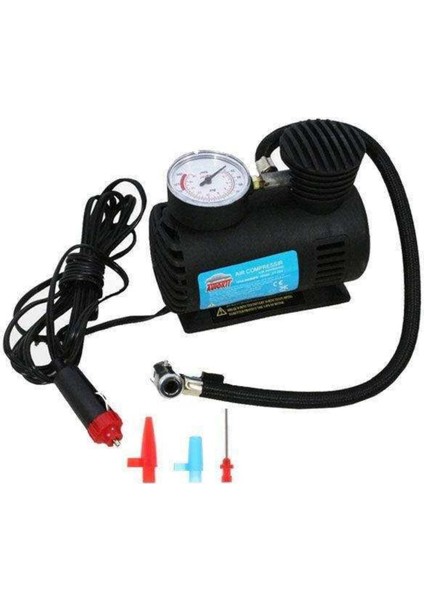 Oto Lastik Şişirme Kompresörü 250 Psi Hava Pompası 12 Volt