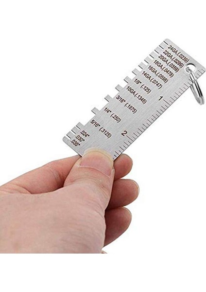 Paket Çelik Kaynak Ölçer Kaynak Ölçer Tel Boyutları Kalınlık Ölçer (Yurt Dışından) fiyatları