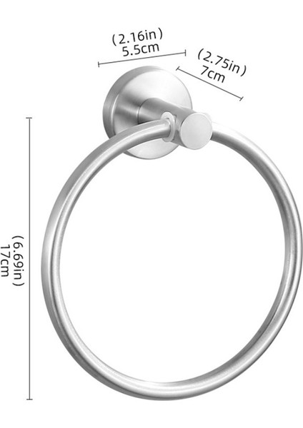 Banyo Havluluğu, El Havluluğu Yuvarlak Havlu Askısı(Siyah) (Yurt Dışından) fiyatları