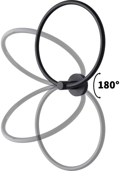 Banyo Havluluğu, El Havluluğu Yuvarlak Havlu Askısı(Siyah) (Yurt Dışından) fırsatları