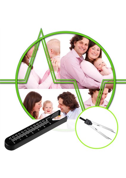 Ekg Kumpas Cetvelli Ekg Kumpas Ölçme Aleti (Siyah) (Yurt Dışından) indirimleri