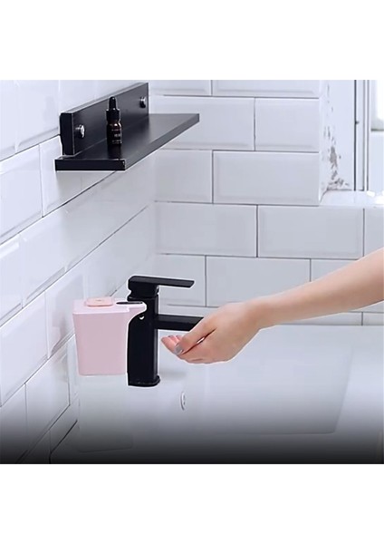 Fotoselli Otomatik Dispenser Sabun Elektrikli Sabunluk Pembe (Yurt Dışından)