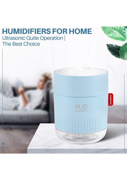 Nemlendirici 500ML Soğuk Mist Nemlendirici Hava Nemlendirici, Mavi (Yurt Dışından) fiyatları