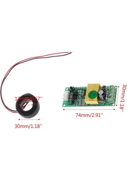 PZEM-004T Tek Fazlı Güç Enerji Ölçer Ct USB Kablolu Ampermetre (Yurt Dışından) modelleri