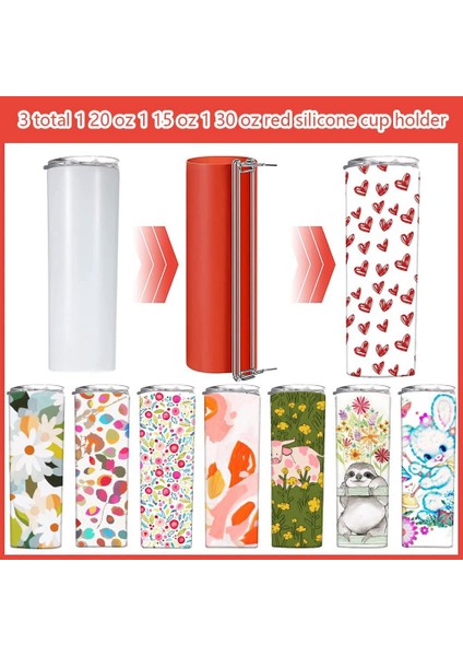Dıy Kupalar Baskı Için 15OZ Isı Basın Silikon Kupa Kelepçe Fikstürü (Yurt Dışından) indirimleri