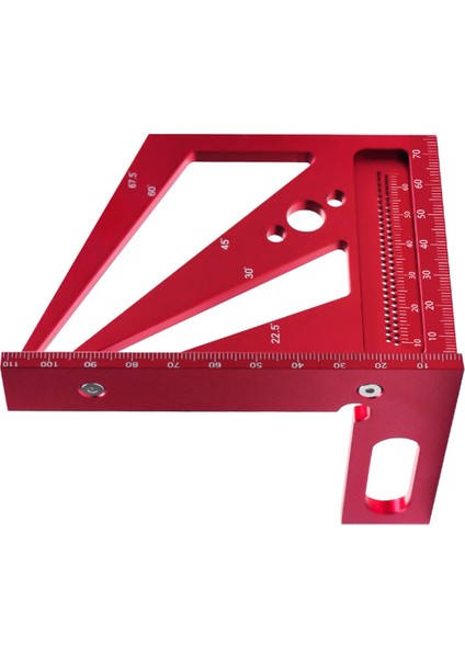 22,5/30/45/60/67,5° Kare Cetvel, Marangoz Çizimi Için-Kırmızı Metrik (Yurt Dışından) fırsatları