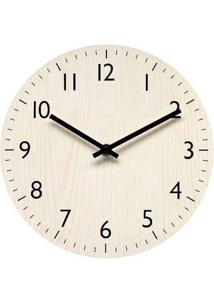 Duvar Saati Hafif Ahşap Tahıl Saatler Basit Tasarımlı Saat (Yurt Dışından)