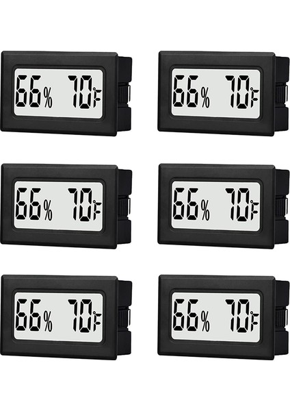 Nem Monitörü Fahrenheit (℉) ile Mini Küçük Dijital Higrometre (Yurt Dışından)