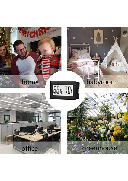 Nem Monitörü Fahrenheit (℉) ile Mini Küçük Dijital Higrometre (Yurt Dışından) indirimleri